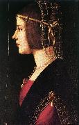 PREDIS, Ambrogio de Portrait of a Woman age oil painting artist